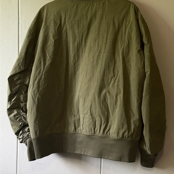 XXL Nike MA-1 Reversible Bomber Jacket Olive Green Men's Bomber Jacket - Picture 5 of 16